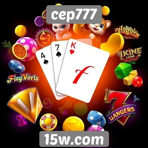 Variedade de jogos disponíveis no cep777